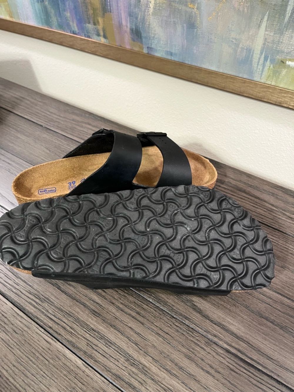 Birkenstock Arizona black leather. Size 39. NWOT. - Picture 6 of 6